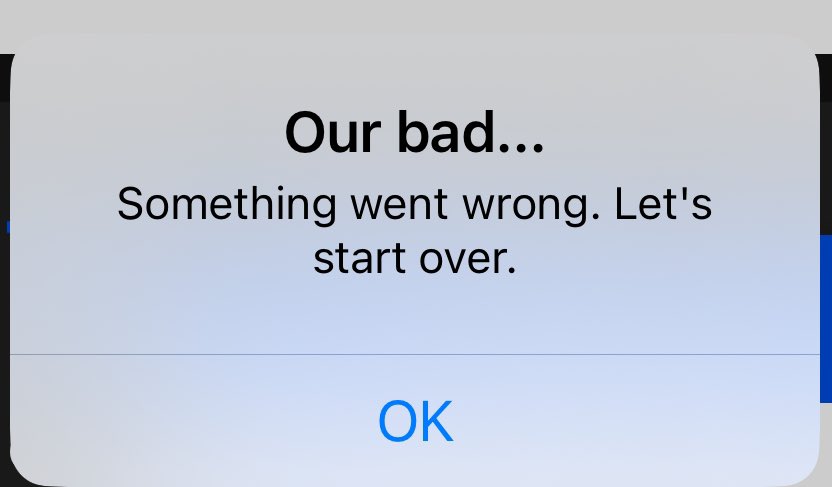 So out of all the error messages, accusations of being a bot, kicked out at number 1 in the queue <a href="/TicketmasterUK/">ticketmasteruk</a> Can't help but think this message on your app is a legal admission of liability? 2 for <a href="/oasis/">Oasis</a> @ Wembley will suffice ta!
#oasis #ticketmaster #livegig #livemusic