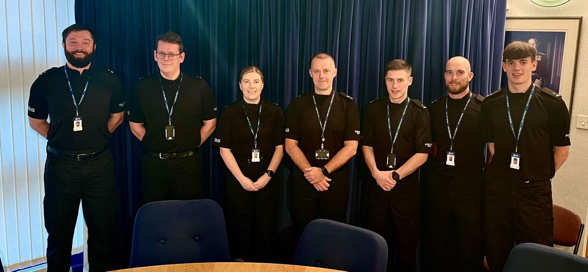 Today, we welcome 6 new recruits to Dumfries and Galloway Division following successful completion of their initial training at <a href="/PSOSCollege/">Police Scotland College</a>. Following their divisional induction today, they will be deployed across Dumfries and Galloway from tomorrow.