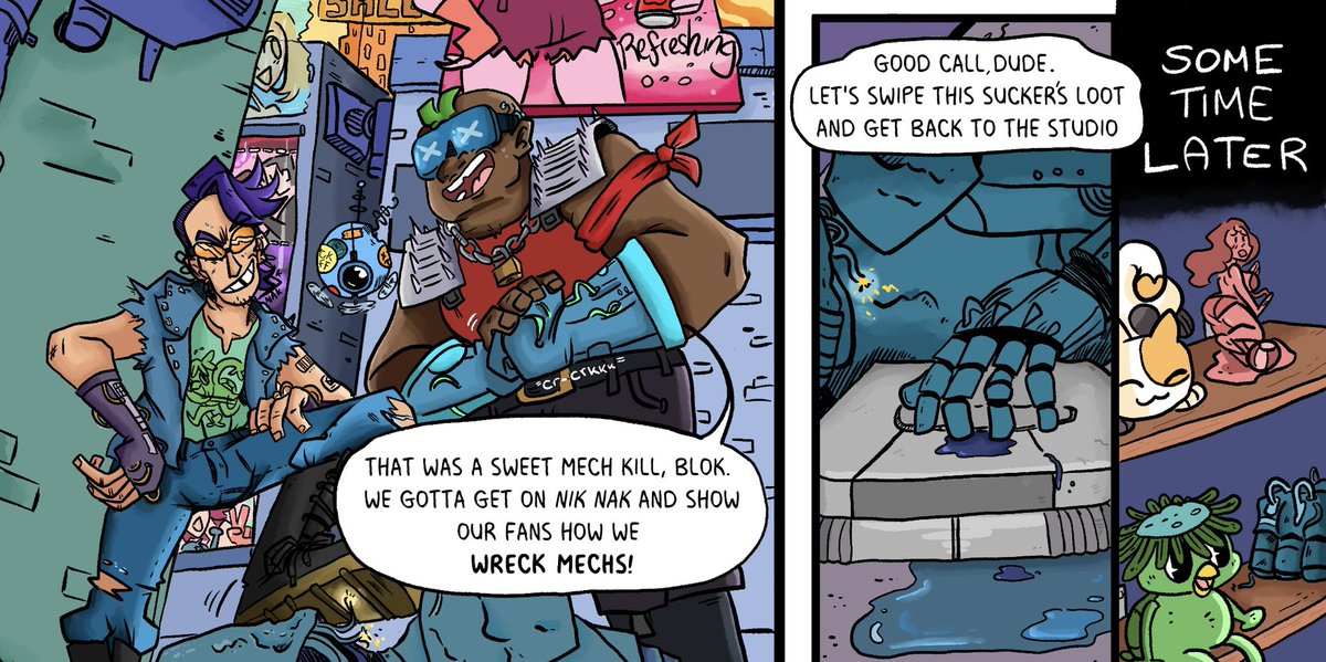 Dave Cook (isnt here anymore) (@davescook) on Twitter photo Hello 👋
Here’s 4 new panel teasers from Killtopia: Nano Jams, our cyberpunk anthology dropping Feb ‘25
Featuring <a href="/SkyHawkinsArt/">Sky Hawkins</a> <a href="/SkylarPayne11/">Skylar Payne</a> <a href="/AHGColor/">A.H.G. same handle everywhere</a> <a href="/scottbrwilson/">Scott Bryan Wilson</a> <a href="/dlumsdenfilm/">David Lumsden</a> <a href="/jaimehuxtable/">Jaime Huxtable</a> @umarditta <a href="/ToriaScribbles/">✨✏Toria do be scribblin✏✨</a>
Preorder: killtopia.co/killtopia%3A-n… Hello 👋
Here’s 4 new panel teasers from Killtopia: Nano Jams, our cyberpunk anthology dropping Feb ‘25
Featuring <a href="/SkyHawkinsArt/">Sky Hawkins</a> <a href="/SkylarPayne11/">Skylar Payne</a> <a href="/AHGColor/">A.H.G. same handle everywhere</a> <a href="/scottbrwilson/">Scott Bryan Wilson</a> <a href="/dlumsdenfilm/">David Lumsden</a> <a href="/jaimehuxtable/">Jaime Huxtable</a> @umarditta <a href="/ToriaScribbles/">✨✏Toria do be scribblin✏✨</a>
Preorder: killtopia.co/killtopia%3A-n…