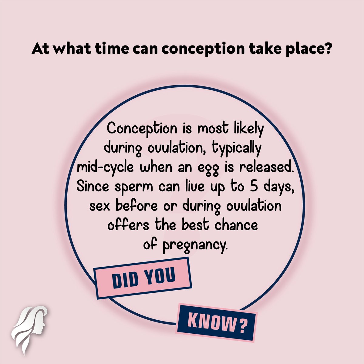 Woman_Cycle's tweet photo. At what time can conception take place?
#FertilityAwareness #Ovulation #Conception #WomensHealth https://t.co/1ReHLC7zlA