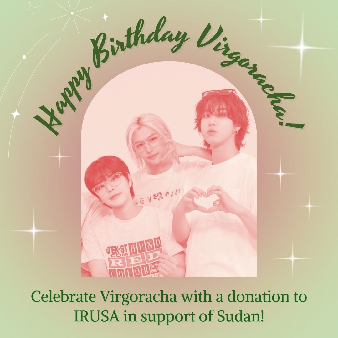 Happy Virgoracha month!

This September, we’re hosting a month-long fundraiser in honor of our Virgo boys’ birthdays for Sudan. The organization we’ve chosen, <a href="/IslamicRelief/">Islamic Relief USA</a>, has launched an emergency mission to give vital aid to families in need. ⬇️‼️

secure.qgiv.com/event/sudaneme…