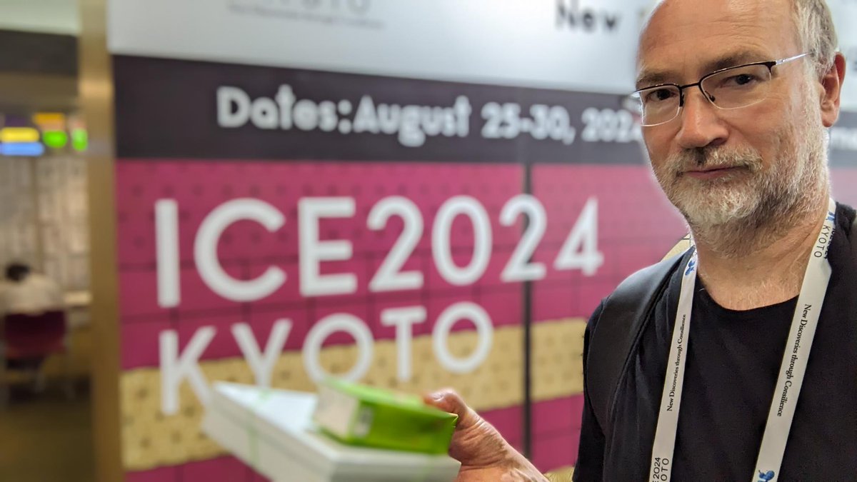 Erich could present our DFG GEvol project on the #ice2024kyoto.