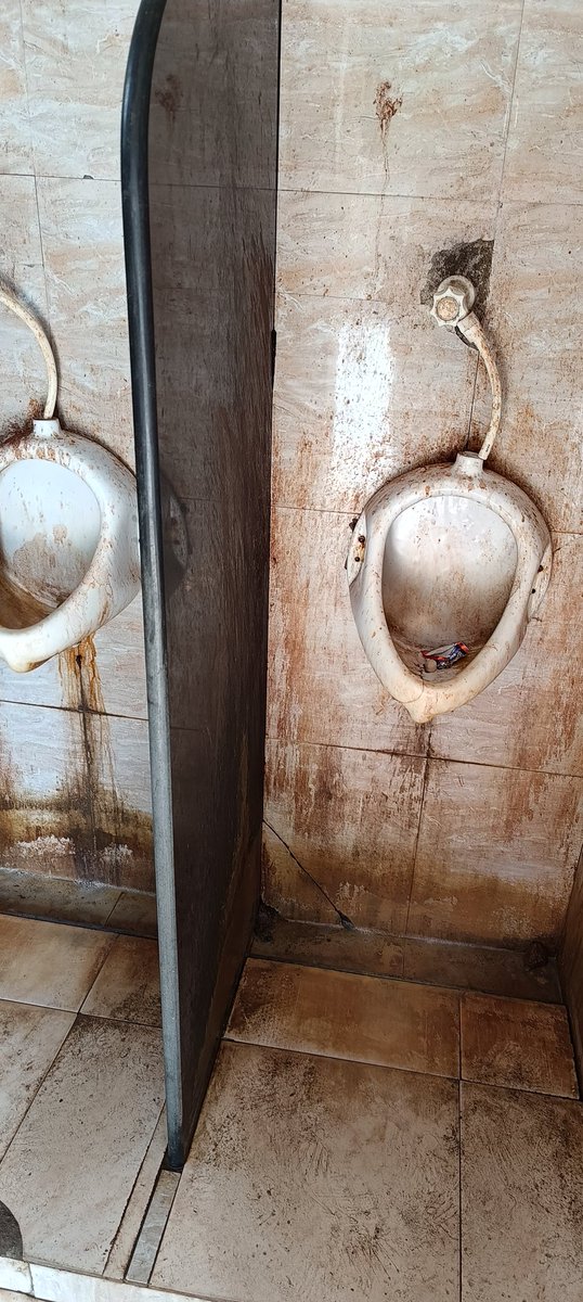 This is the toilet of Sant Hirdaram Nagar (Station Code: SHRN) Near Bhopal Airport. Where is <a href="/swachhbharat/">Swachh Bharat Mission - Grameen</a> mission? <a href="/wc_railway/">West Central Railway</a> is it the service provided under you? The condition of women toilet was more pathetic. <a href="/RailMinIndia/">Ministry of Railways</a> <a href="/PMOIndia/">PMO India</a> Please take cognizance in the matter.