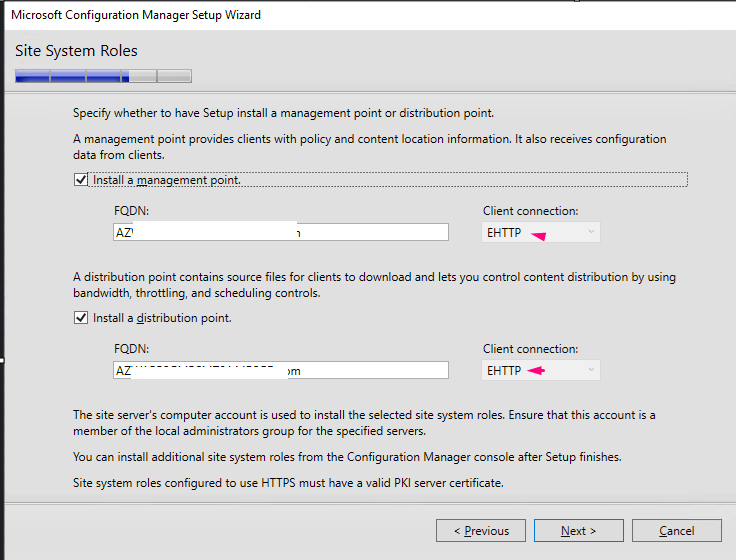 eskonr's tweet image. Setting up a new SCCM infra, noticed that client connection in SCCM/MECM build defaults to EHTTP in build 2403 #SCCM #MECM.