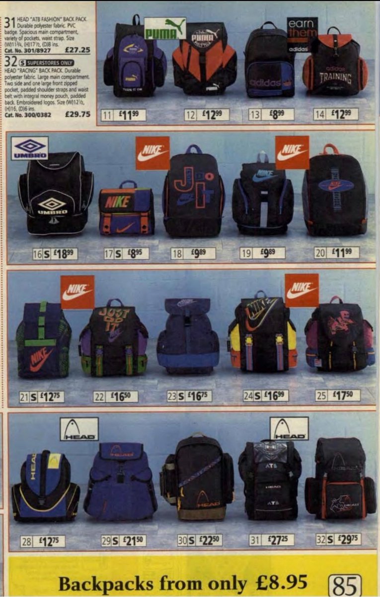 What back to school used to look like for 90’s kids.