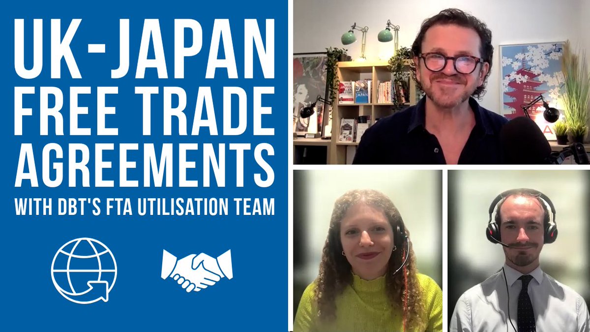 HMTCAsiaPacific's tweet photo. ATTN: UK businesses looking to sell to Japan

UK-Japan trade is already worth £27bn &amp; there is plenty of opportunity to grow your business here. Find out how the 🇬🇧-🇯🇵 Free Trade Agreement can benefit your business in this @Export2Japan podcast.

Listen on https://t.co/zd6Hzs538Y https://t.co/JkbaiZ1ZV7