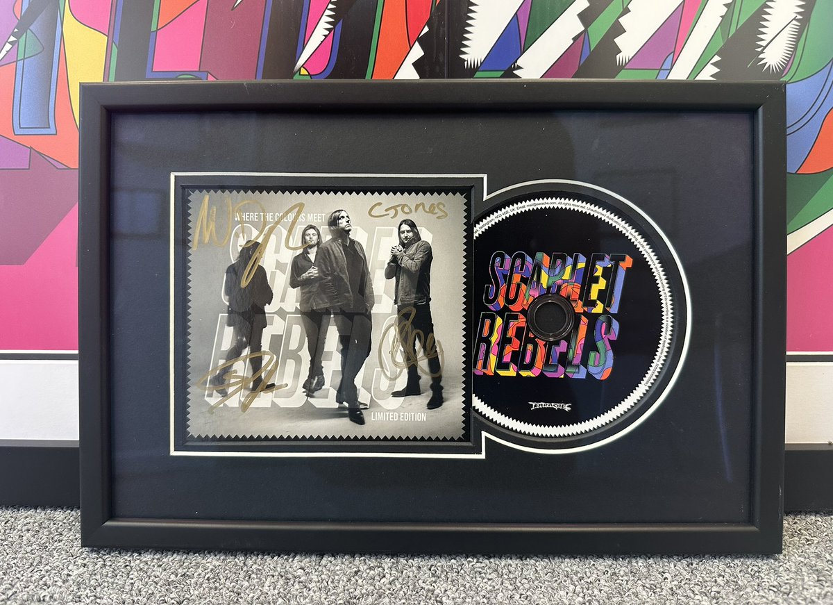 easyframeUK's tweet image. Here’s the limited edition @ScarletRebels signed CD all framed. This one will be given away as a prize in the next month or so. Keep a look out on their fan page on Facebook 🤘🏻🤘🏻

#rock #easyframe #framing
@EaracheRecords