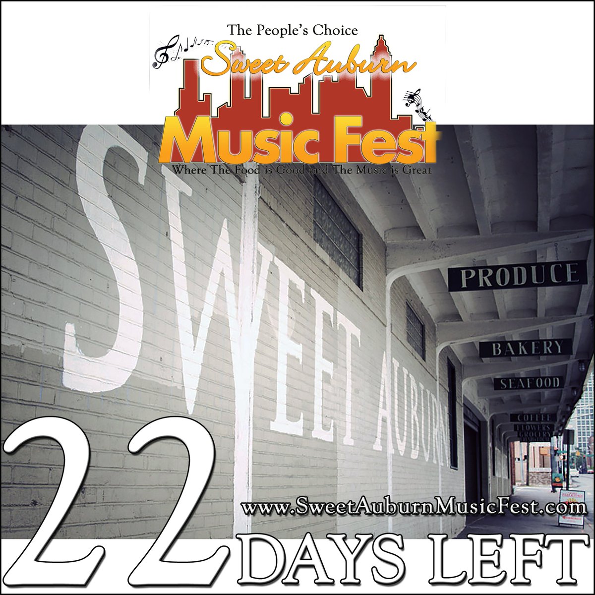 SAMusicFest's tweet image. 22 Days and Counting till the @SweetAuburnMusicFest (September 28th – 29th)
A Great place to visit in the Historic Auburn Ave Area...
The Sweet Auburn Curb Market (209 Edgewood Ave SE, Atlanta, GA)
Where The Past And Future Come Together.  #GoCheckItOut #sweetauburnmusicfest