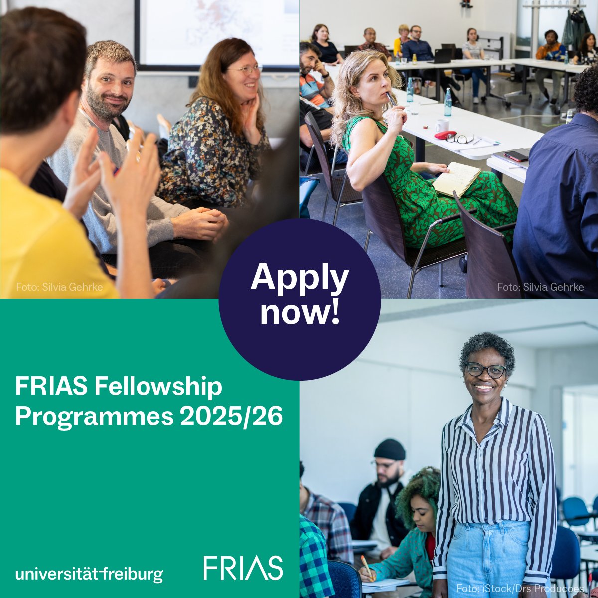 📅Deadline Approaching: Two more weeks to apply for our #Fellowships! We offer:

🚀Early Career Fellowships (up to 8 years after PhD)
👩‍🔬Senior Fellowships (8+ years after PhD)
🌍Senior Fellowships for #African Researchers in Sustainable Governance

👉frias.uni-freiburg.de/en/funding-pro…