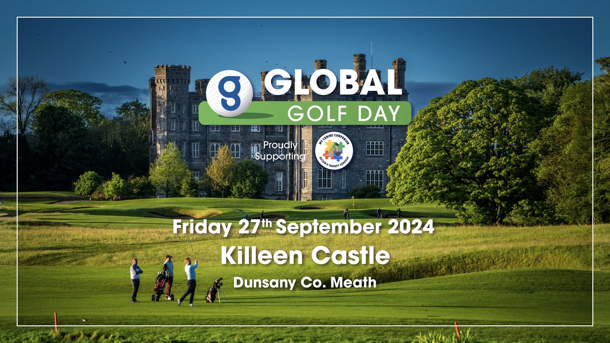 Global Ireland (@globalire) on Twitter photo Join us on Friday 27th September at Killeen Castle for @Globalire Golf Day proudly supporting <a href="/mycaninecompani/">My Canine Companion</a> 🐶 A wonderful charity transforming the lives of children and families across Ireland 💙 Get in touch to enter a team 🏌️♀️⛳️ Join us on Friday 27th September at Killeen Castle for @Globalire Golf Day proudly supporting <a href="/mycaninecompani/">My Canine Companion</a> 🐶 A wonderful charity transforming the lives of children and families across Ireland 💙 Get in touch to enter a team 🏌️♀️⛳️