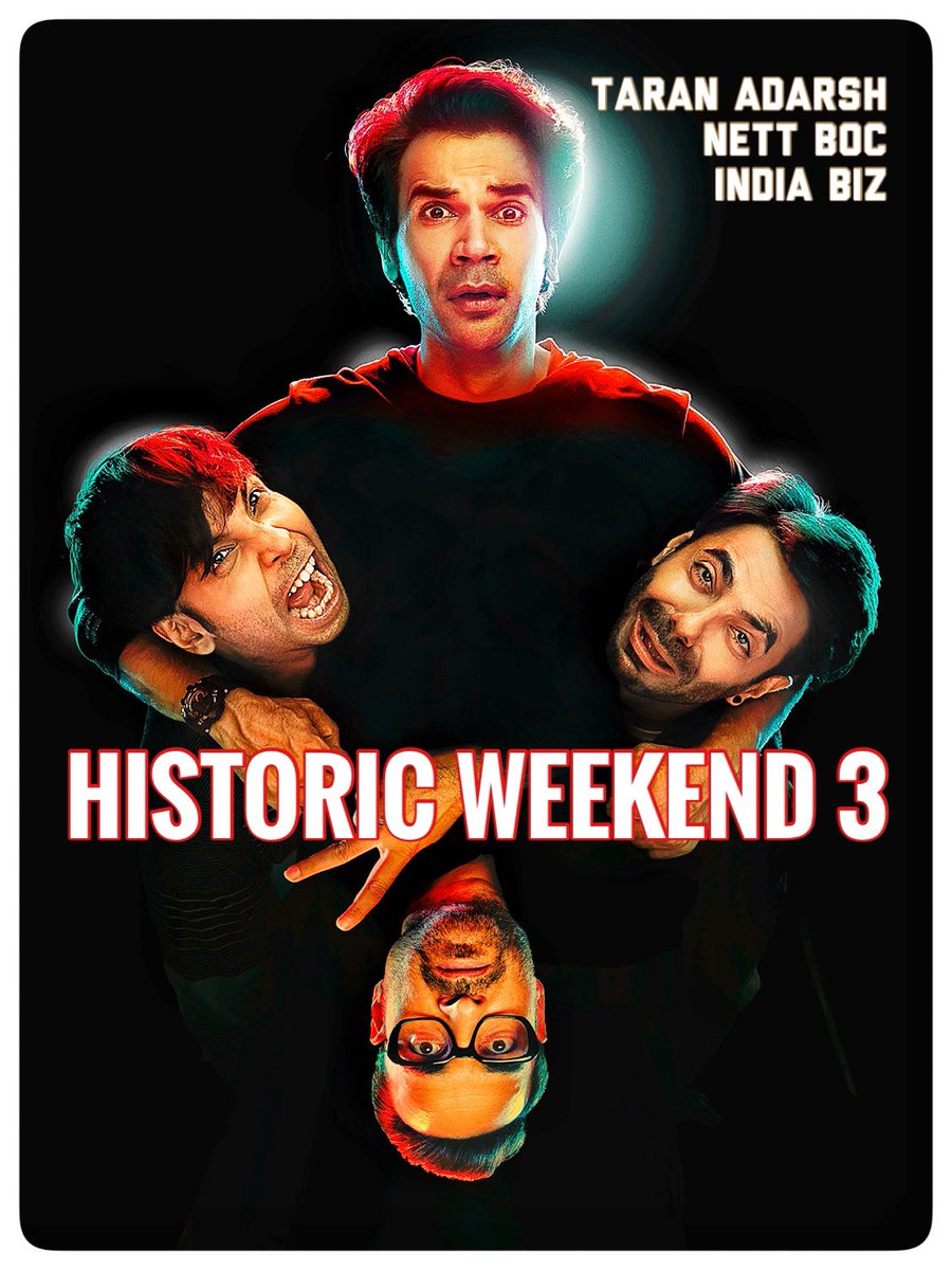 kinjalmehul9098's tweet photo. 'STREE 2' SHATTERS 'BAAHUBALI 2' *WEEKEND 3* RECORD... 500 NOT OUT Stree2 is now going head-to-head with #Jawan as it crosses the ₹ 500 cr milestone...
⭐️ #Stree2 : crossed on Day 18 + Wed previews
#Stree2 #StreetFighter6 #Bollywood #BoycottNetflix #boycotbollywood https://t.co/YftoxrxvFl
