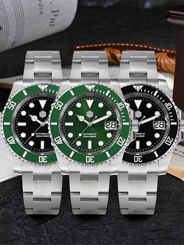 shinythings_x's tweet photo. The "Budget" 😅 Water Ghost SN0017 https://t.co/4pMoPpzTnx Under $130 bucks though 🤔 My review of pre-budget version (on an older bracelet): https://t.co/ePiuIqTE6c
#SanMartin #WaterGhost #rolex #submariner https://t.co/zFPdOO0DAz