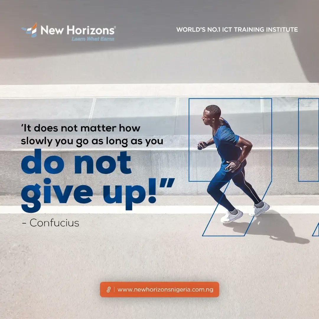 NHSIbadan's tweet photo. Don’t Give Up!

New week, new goals! 🌟
At New Horizons Computer Learning Center, we know the journey can be tough, but every challenge is a chance to grow. Keep learning, keep pushing.
Stay focused and make this week count! 💪

#MondayMotivation #DontGiveUp #Newhorizons https://t.co/JZwoKcbUBU