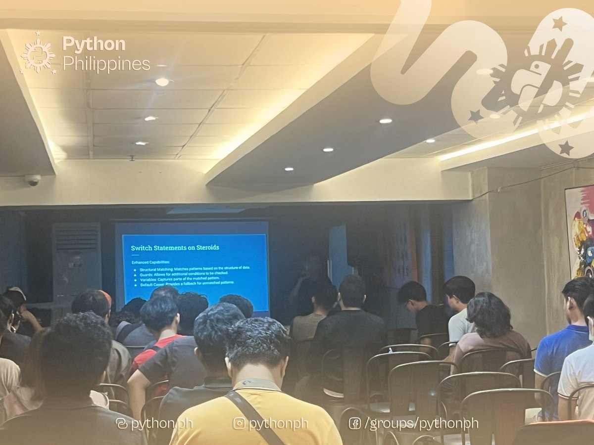 pythonph's tweet image. Captured moments from the August Meetup: &apos;Building Connections with Python&apos; 📷

See more photos here: bit.ly/47a4XNP

Special thanks to our sponsor, BillEase 🤝

#PythonPH #PythonPH2024 #PythonPHAugustMeetup #PHTechCommunity