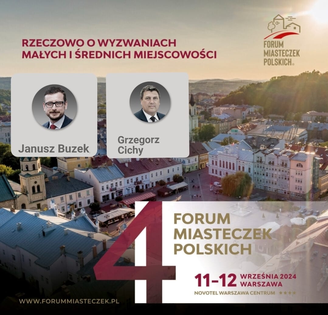Już 11-12.09 w Warszawie odbędzie się 4. Forum Miasteczek Polskich <a href="/UniaMiasteczek/">Unia Miasteczek Polskich</a>  . Szczególnie zapraszamy na panele prowadzone przez ekspertów KIKE. Gorąco zachęcamy do rejestracji pod poniższym adresem. Dla Członków Izby specjalne rabaty.
👇
✍️ forummiasteczek.pl/#organizatorzy