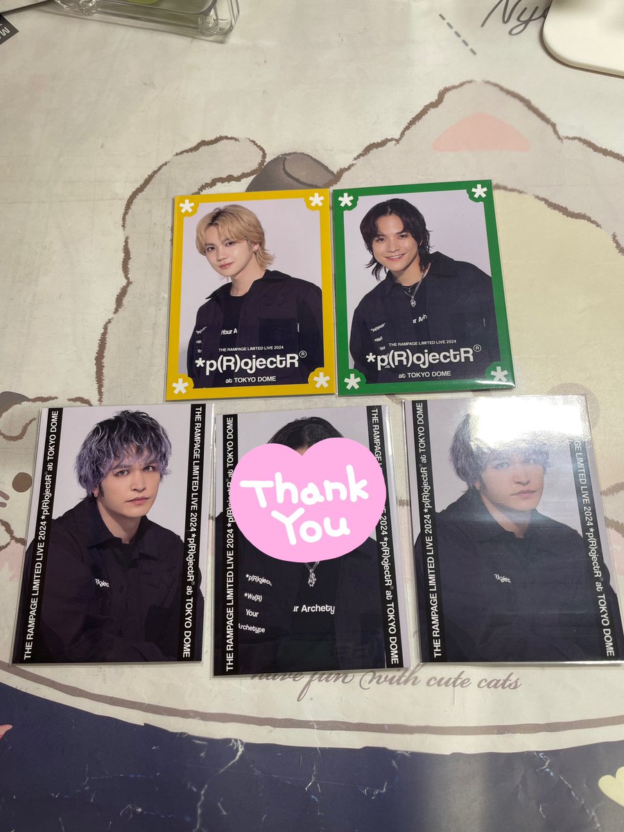 THE RAMPAGE *p(R)ojectR®  at TOKYO DOME  フォトカード交換

譲▷▶︎画像のもの

求▷▶︎RIKU 青枠 吉野黒枠

🌸郵便にて交換可能です。
🌸吉野は吉野黒枠のみ交換可能

お気軽にお声掛け下さい🙇‍♀️
