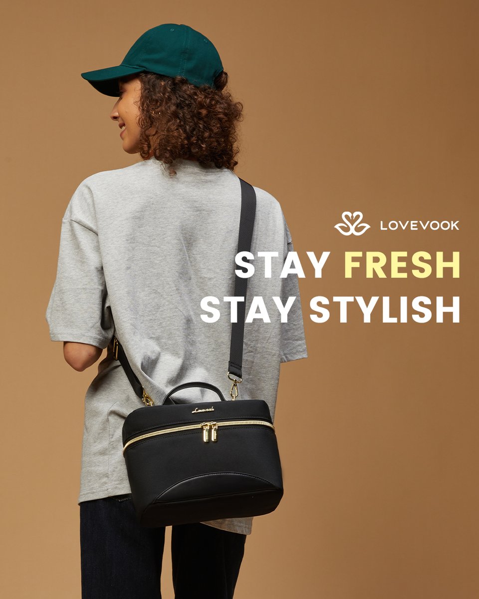 LovevookBags's tweet photo. Stylish and oh-so-functional🖤
🛒：https://t.co/Co4RN5dMGm
#lovevook #lunchbag #bag #amaraweaves #schooltime #mylunchbag https://t.co/NoukGsFwDx