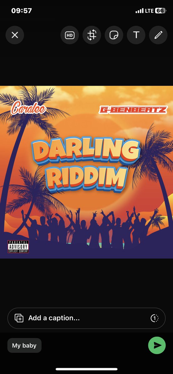OfficialCaralee's tweet photo. Yo!

My next single “DARLING RIDDIM” will be out on the 11th of September, 2024. 
Hit the link on my bio to pre-save . https://t.co/lIHwh1ryFz