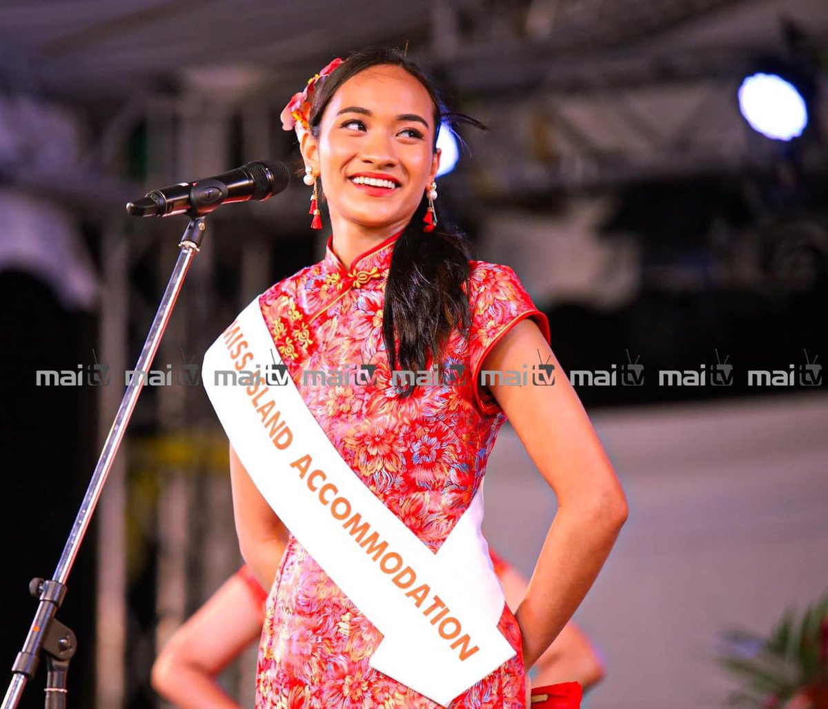 maitvfiji's tweet photo. 🏮🪭Asia Postcard Night🪭🏮

An evening filled with a fusion of colors and amazing designs worn by the contestants to honor Asia night at the 2024 Miss Hibiscus Festival 👑🌺🇫🇯

More captures: https://t.co/oVuorwAVjc 

#MissHibiscusFestival2024 #DestinationSuva #HibiscusFestival #ShineSuvaShine #Fiji