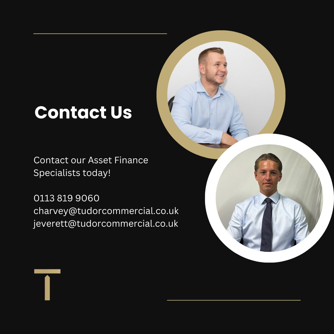 🚗🚛 From cars and vans to agricultural and plant machinery, Tudor Commercial Finance offers tailored asset finance solutions to meet your business needs. 

Reach out to our Asset Finance Specialists today to find the perfect financing solution! 

📞 0113 819 9060