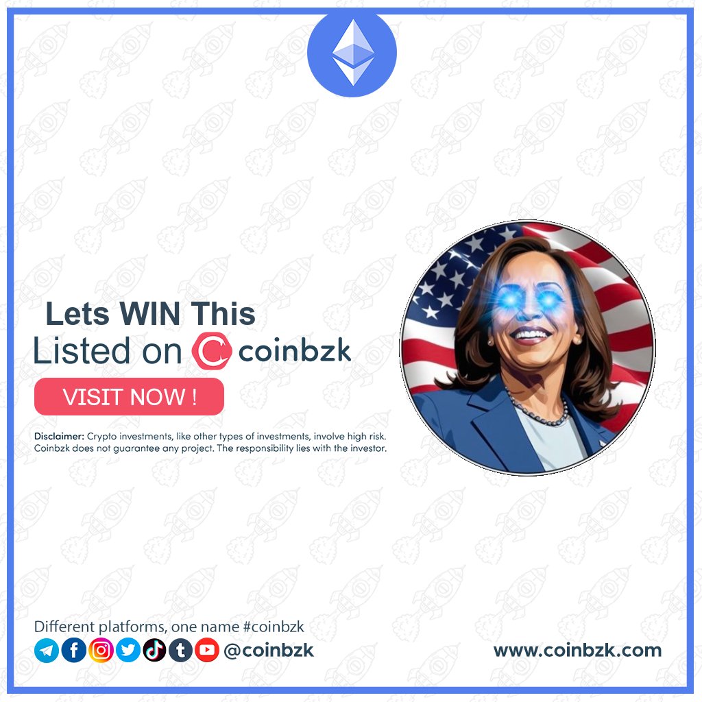 coinbzk's tweet photo. 📣 New Listing 📣

Coin : Lets WIN This

Chain : ETH

Contract: 0xc69aa0d3b6b0043a3a36ac9fa9b6c479b3a7e105

View the project on coinbzk: HARRIS ( https://t.co/zy8CPBr53x )

@Harristokenerc

#coinbzk #HARRIS #GEM #ETH https://t.co/GFKRavbqBc