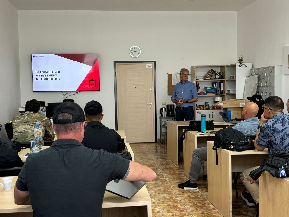 The Ammunition Management Advisory Team (AMAT) (@theamateam) on Twitter photo 🚨 We're on the ground in Albania with <a href="/DeptofDefense/">Department of Defense 🇺🇸</a>, <a href="/US_EUCOM/">U.S. European Command</a>, @AFRICOM, and <a href="/GoldenWestHF/">Golden West Humanitarian Foundation</a>, delivering critical training on technical assessments using @UN_SaferGuard tools & methodology. Together, enhancing ammunition management safety, security and sustainability globally 🌍 🚨 We're on the ground in Albania with <a href="/DeptofDefense/">Department of Defense 🇺🇸</a>, <a href="/US_EUCOM/">U.S. European Command</a>, @AFRICOM, and <a href="/GoldenWestHF/">Golden West Humanitarian Foundation</a>, delivering critical training on technical assessments using @UN_SaferGuard tools & methodology. Together, enhancing ammunition management safety, security and sustainability globally 🌍