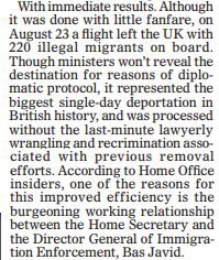 About a week ago, the Labour government ordered the biggest single-day deportation of migrants in British history.

Labour will not say where they sent them.