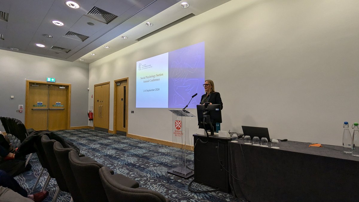 Our committee chair - <a href="/SwedishProtests/">Dr Sara Vestergren</a> - opening this year's annual conference at Queens Belfast University! 

We have a promising line up of presenters