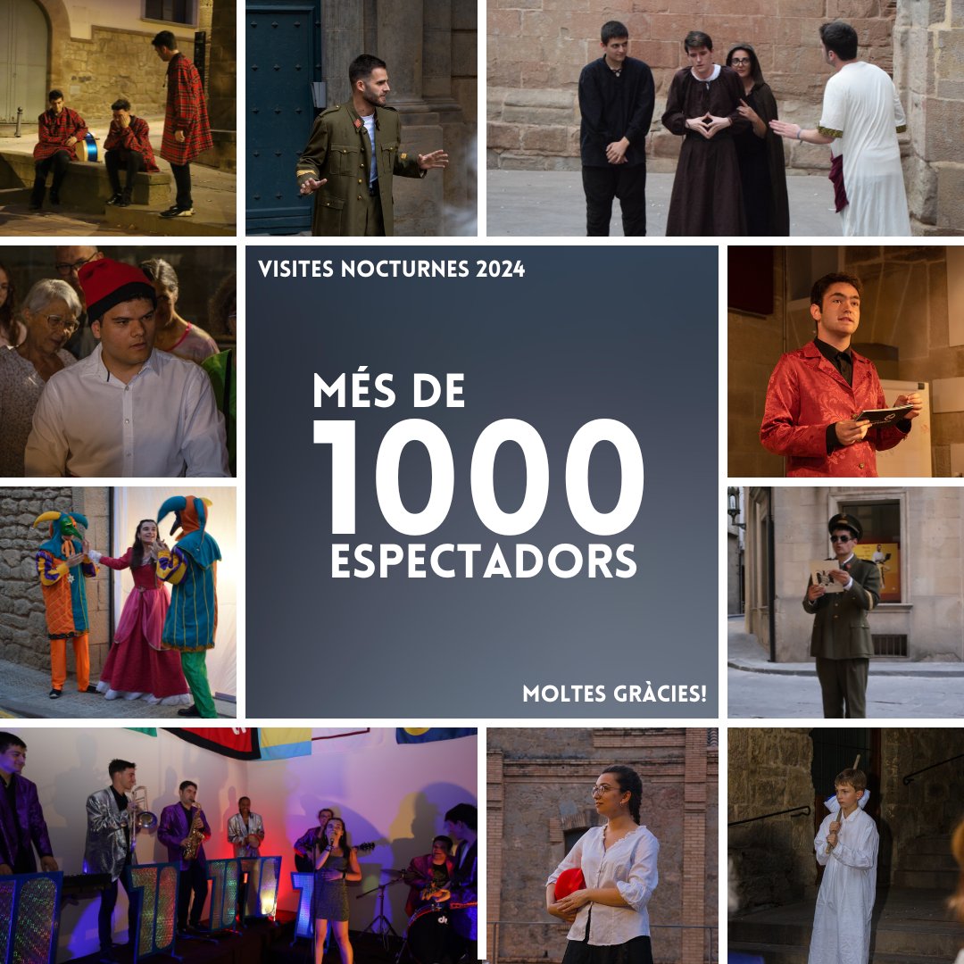☀️ Ha estat un estiu molt intens! 

🙌🏻 Per primera vegada, hem preparat i representat dues visites nocturnes diferents. L'ocasió ho mereixia: 10 anys de nocturnes organitzades per Solsona Experience!