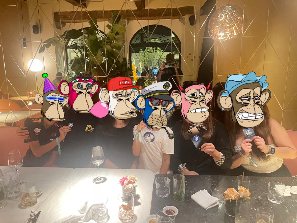 APE  <a href="/apecoin/">ApeCoin</a> x ape <a href="/BoredApeYC/">Bored Ape Yacht Club 🍌</a> gathering in Italy 🇮🇹 x F1 🏁🏎️
