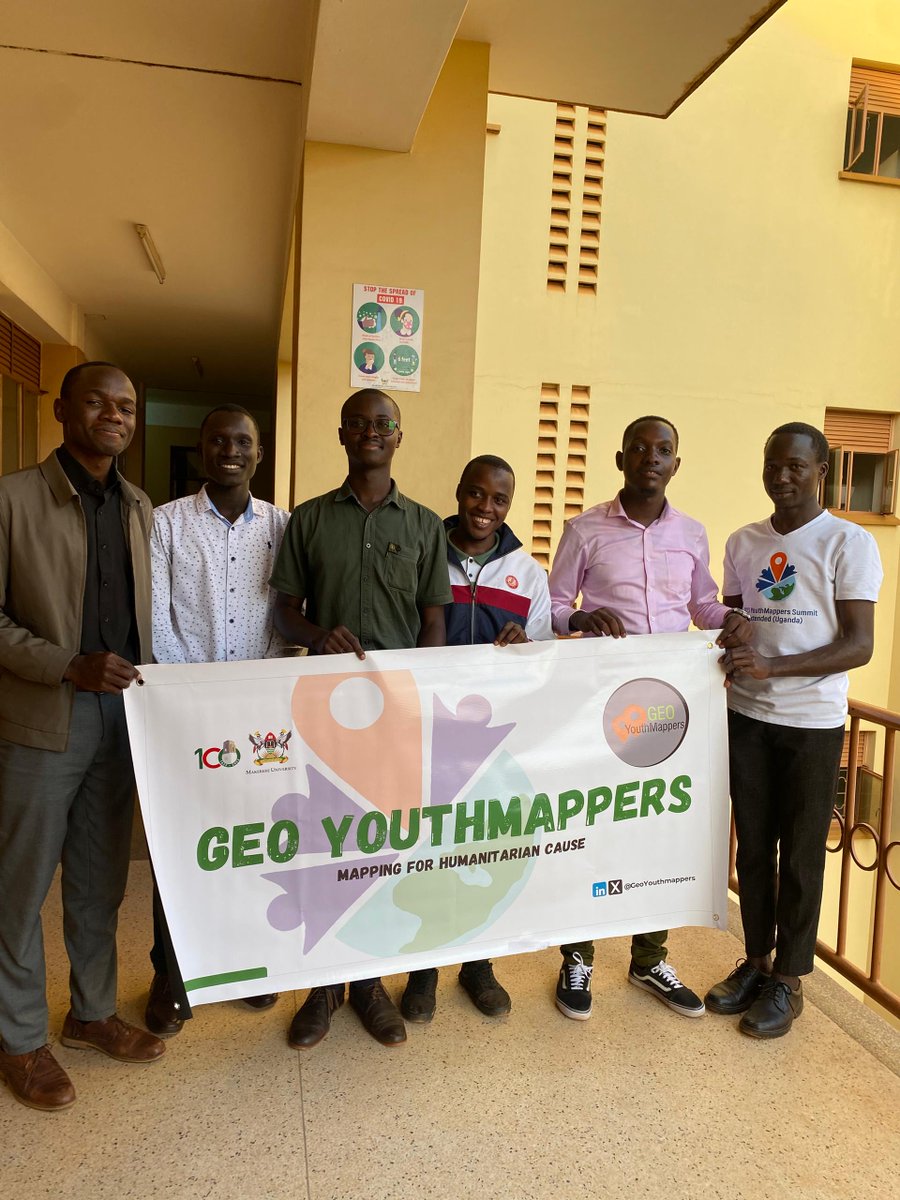 kasozideni's tweet image. I had the opportunity and honor to share my #YouthMappers experience with the newly elected team of leaders of Geo YouthMappers club at @Makerere. Thank you for inviting me and I wish you a fruitfull leadership ter.
#weDontJustBuildMapsWeBuildMappers