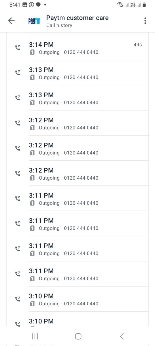 berozgar_yuvaa's tweet image. Just look how many times I called them . Every time there Executive is busy . Even personal there assistant is very rude @PaytmBusiness @Paytmcare #removepaytm