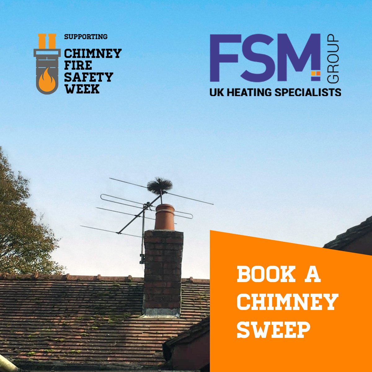 FSMGroupUK's tweet photo. We’re supporting this year’s national Chimney Fire Safety Week &amp; want to remind you to book a chimney sweep before lighting your stove this winter. Find out what else you can do to keep your home safe &amp; warm this winter:
https://t.co/UwaKSVyZfr #firesafety #woodburning #CFSW2024 https://t.co/Tty5PsNhVW