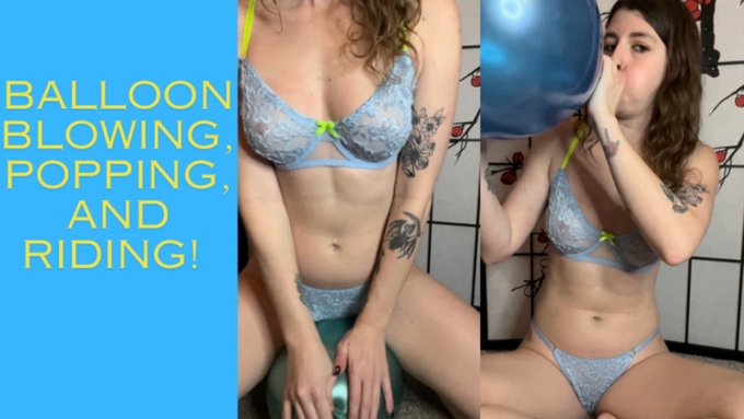VID SOLD! Ballon blowing, riding, and popping 🔥 Check it out! https://t.co/ezfbEPUJkZ #MVSales @manyvids<a href="/tag/mvsales"class="tags"><span>#mvsales</span></a>
