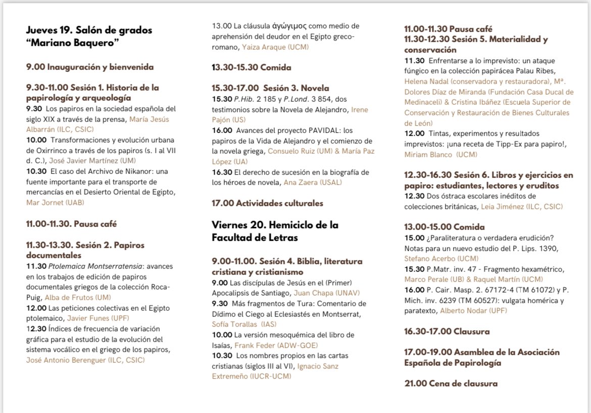 Alba_DFG's tweet photo. ¡Menuda alegría poder anunciar la próxima celebración de las XI Jornadas de Papirología los días 19 y 20 de septiembre en la Universidad de Murcia! ¡Sois todos bienvenidos! @UMUClasicas https://t.co/ltv3xrwMqj