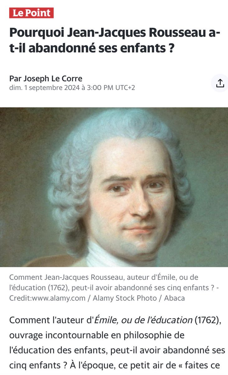 Actualité #rentrée : notre autrice Pauline Tanon citée dans <a href="/LePoint/">Le Point</a> sur Rousseau et l’éducation des enfants 
<a href="/Librairiefemmes/">Librairie Des femmes</a> <a href="/Librairie7ici/">Librairie7ici</a> <a href="/humanitelles/">Humanit'Elles</a> <a href="/deferlanterevue/">La Déferlante</a> <a href="/GRHP_Paris/">GRHP</a> <a href="/CalvinDiffusion/">CalvinDiffusion</a>