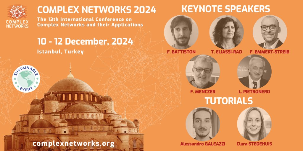 🚨 Back from KDD 2024! 🚨 
Procrastination pays off—COMPLEX NETWORKS 2024 submissions are now due September 15, 2024! 🗓️ 
More time to overthink that conclusion. 😆 
Submit here: complexnetworks.org 
#KDD2024  <a href="/kdd_news/">SIGKDD 2025</a> #IEEE #Springer #ACM