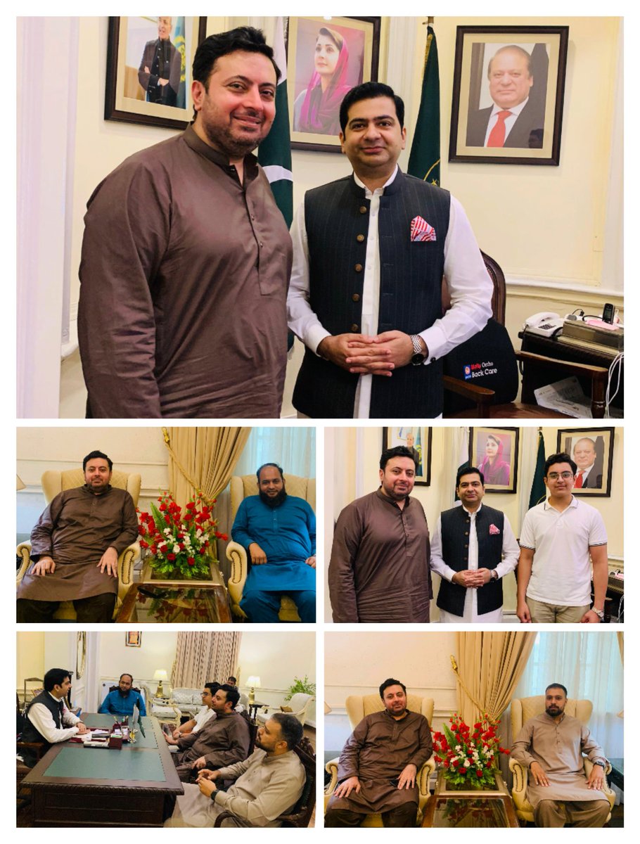 اسپیشل اسسٹنٹ ٹو وزیراعلی پنجاب محترم بھائی <a href="/ZeshanMalick/">Zeeshan Malik</a>  سے ان کے آفس (سی ایم ہاوس) میں عامر سہیل بٹ اور رمیض راجپوت کے ہمراہ ملاقات مختلف سیاسی امور اور دیگر معاملات پر گفتگو، ملک ذیشان بھائی کی طرف سے بہترین مہمان نوازی پر انکا شکریہ❣️