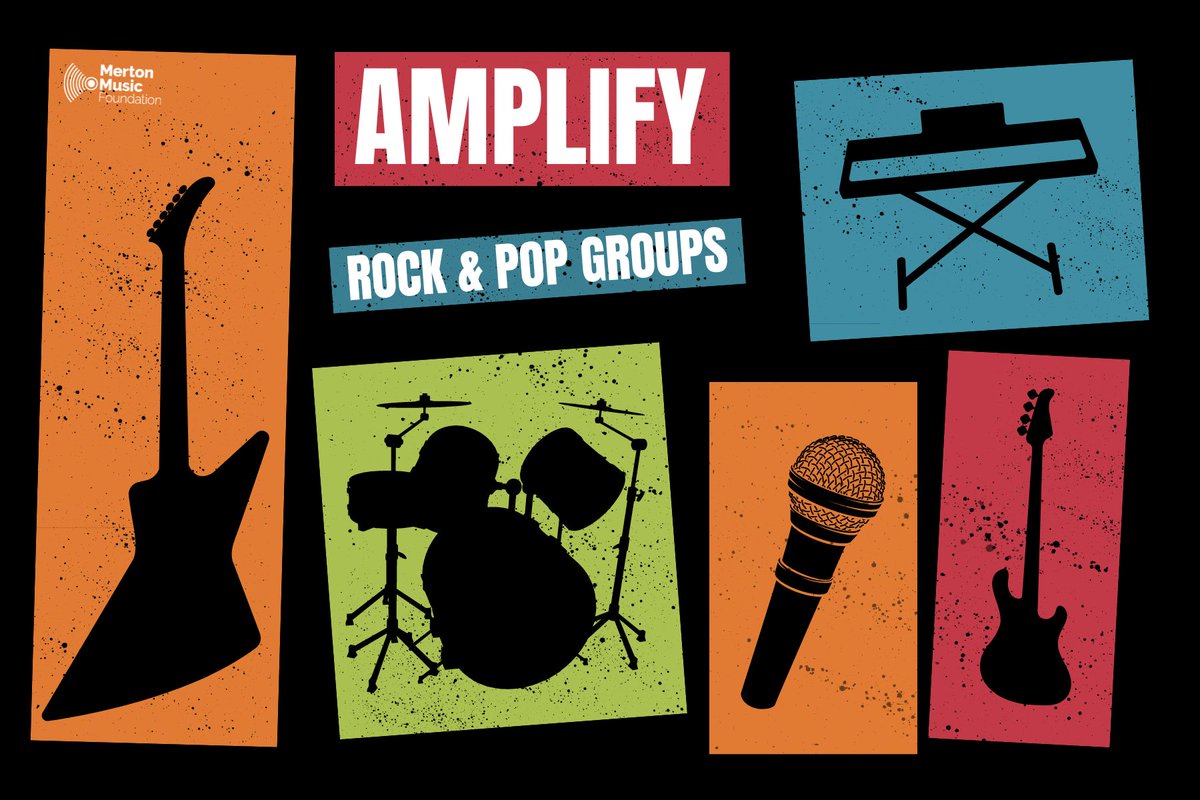 🎸 Ready to Rock? 🎤Here's a chance for pupils in Years 5-13  (or from Year 3 if they're at @mertonabbeysch)  to unleash their inner rockstars with our Amplify Rock &amp; Pop groups! 

Sign up now and let's make some noise!
mmf.org.uk/amplify

#RockSchool #RockBands #RockAndPop