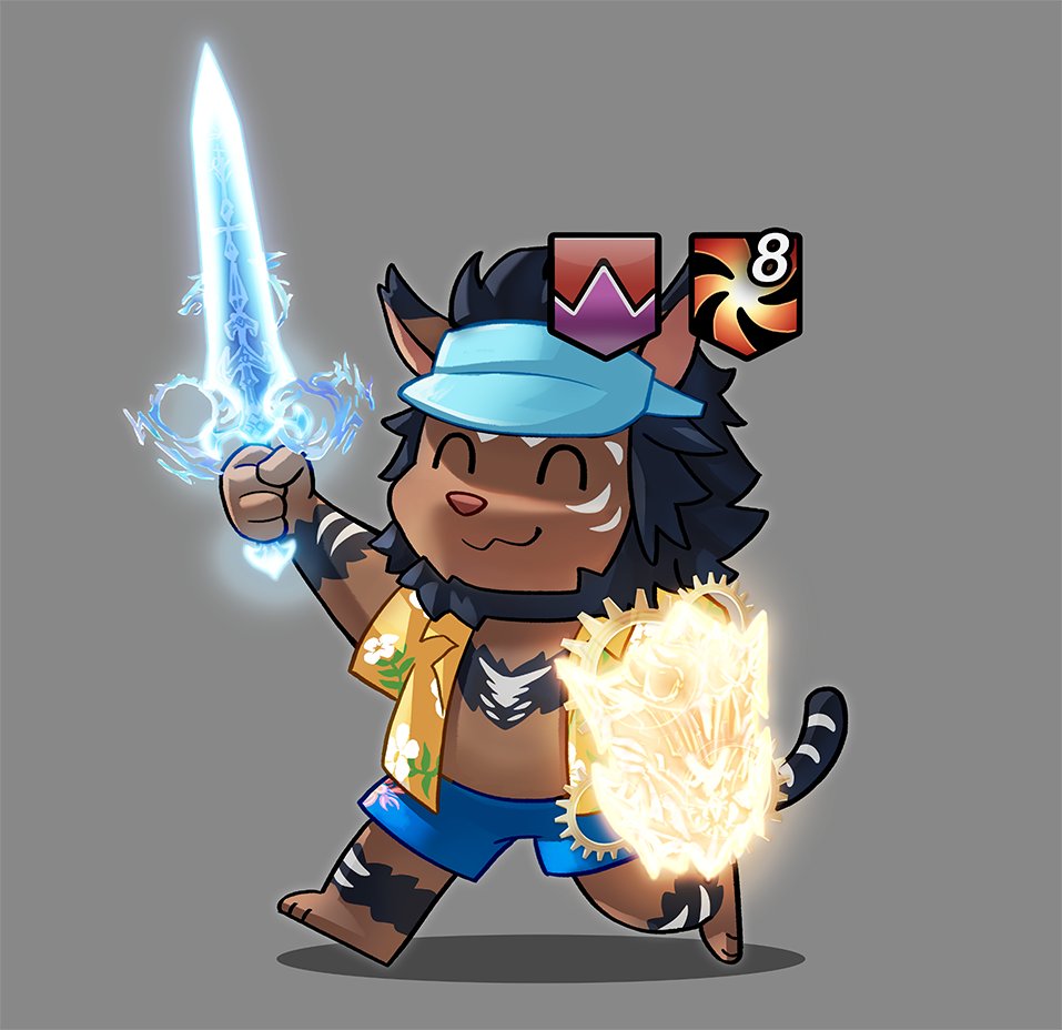 I'm a good PLD.  😇   #FF14 #Hrothgar #ロスガル