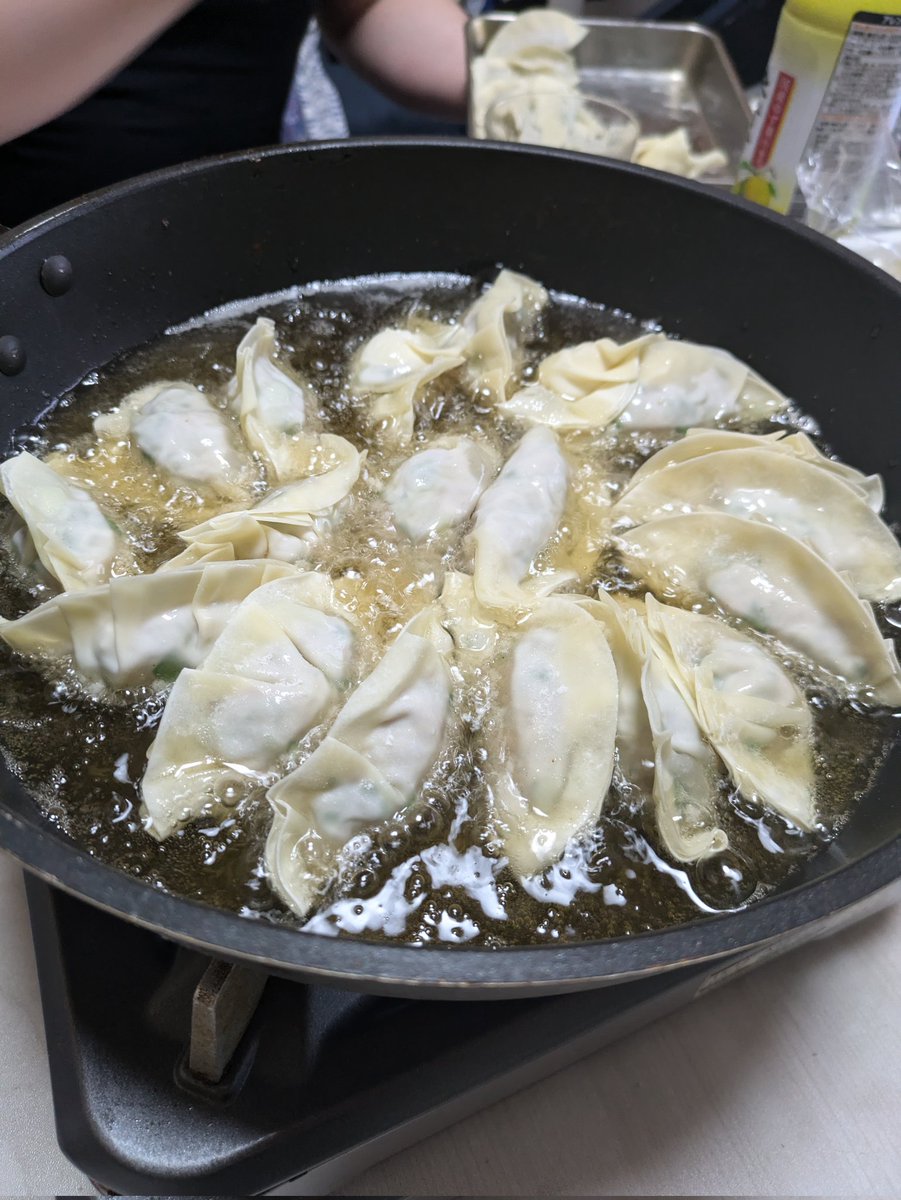 😋そう！揚げ！餃子でした❤