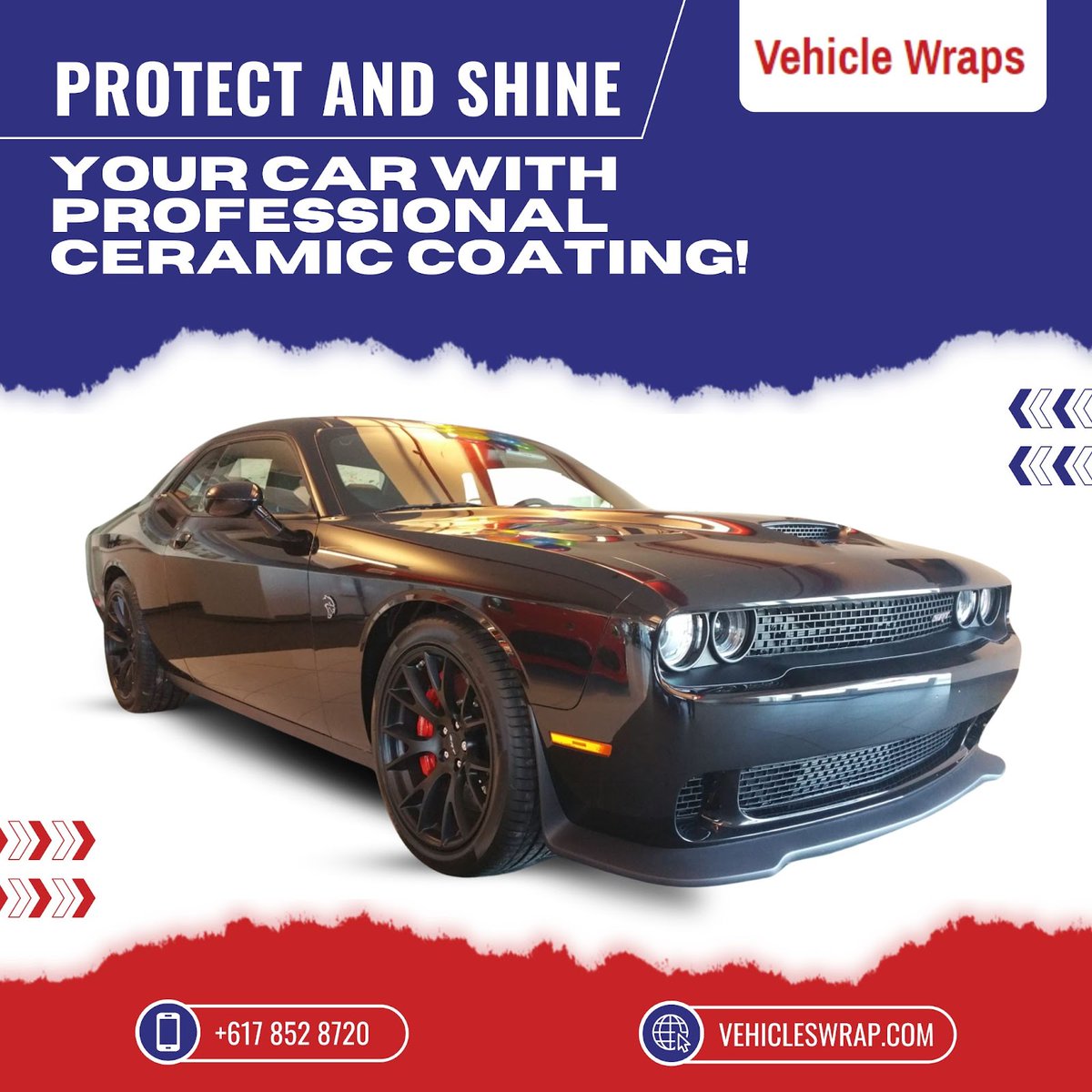 vehicleswrap's tweet image. Looking to keep your vehicle looking pristine and protected? Our ceramic coating service offers unbeatable durability and shine, creating a protective barrier that defends against dirt, scratches, and environmental damage. 
.
#ceramiccoating #vehicleprotection #carcare