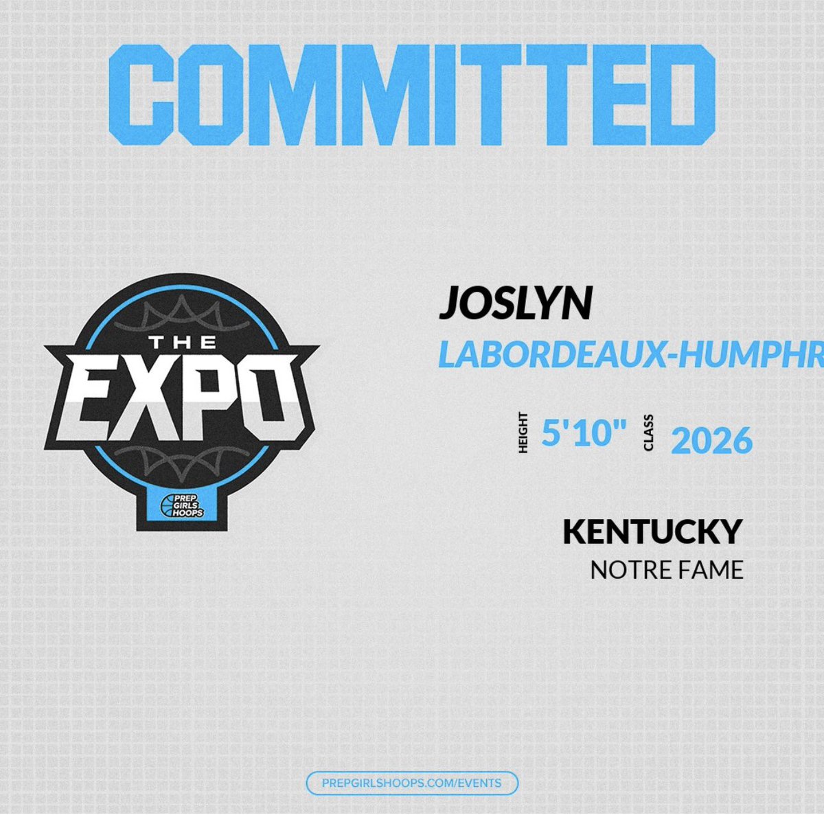 Joslyn LaBordeaux-Humphrey (@joslynmlh) on Twitter photo Thanks <a href="/PGHKentucky/">Prep Girls Hoops Kentucky</a> for the invite !
I will be showcasing my talents here coaches ! Thanks <a href="/PGHKentucky/">Prep Girls Hoops Kentucky</a> for the invite !
I will be showcasing my talents here coaches !
