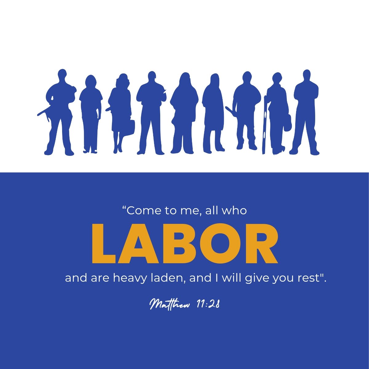 This Labor Day, as we enjoy time with friends and family, and take a well-deserved break, let’s also celebrate the true rest that Jesus offers.
As we celebrate the value of hard work, let’s also embrace the rest and restoration that only Jesus can provide. Happy Labor Day! 
=