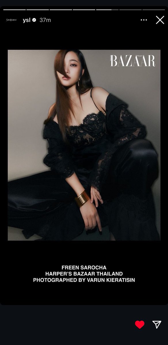 jensrcha's tweet photo. YSL OFFICIAL INSTAGRAM ACCOUNT STORY FEATURING FREEN SAROCHA CHAMKIMHA 🤍🖤

#FreenxYSL #srchafreen 
#BAZAARThailandxSrchaFreen
#BAZAARJulyIssue #BAZAARThailand
@ZZocial @bazaarthailand @YSL https://t.co/VCJJr6l2QJ