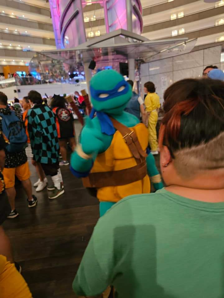 TurtleRecallPod's tweet image. Some amazing TMNT Cosplay at @DragonCon!

What was your favorite cosplay you saw at the convention?