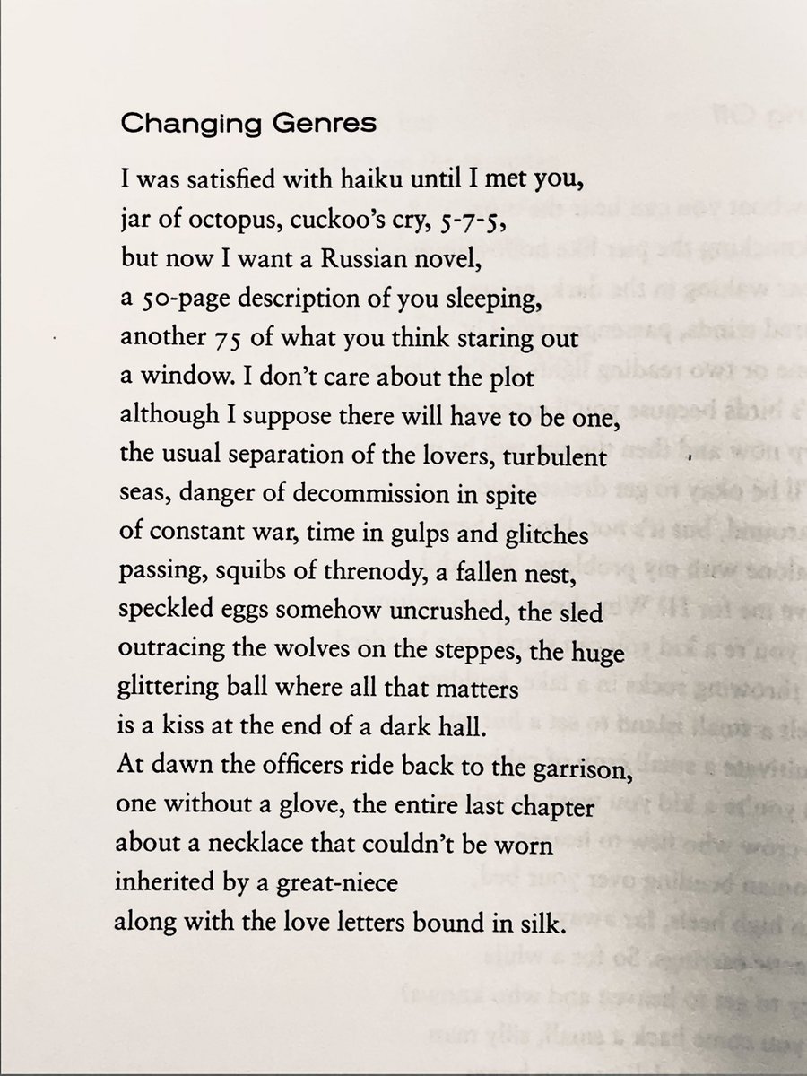 JohnMcCullough_'s tweet photo. Love poem from Dean Young, Bender: New and Selected Poems (Copper Canyon, 2015). https://t.co/wZpUhEifBp