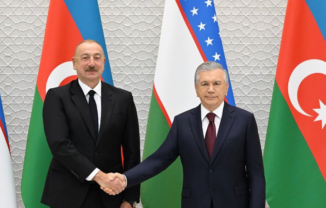 Uzbekistan &amp; Azerbaijan Presidents expand Economic ties  |  thediplomatmagazine.com/headlines/2782…