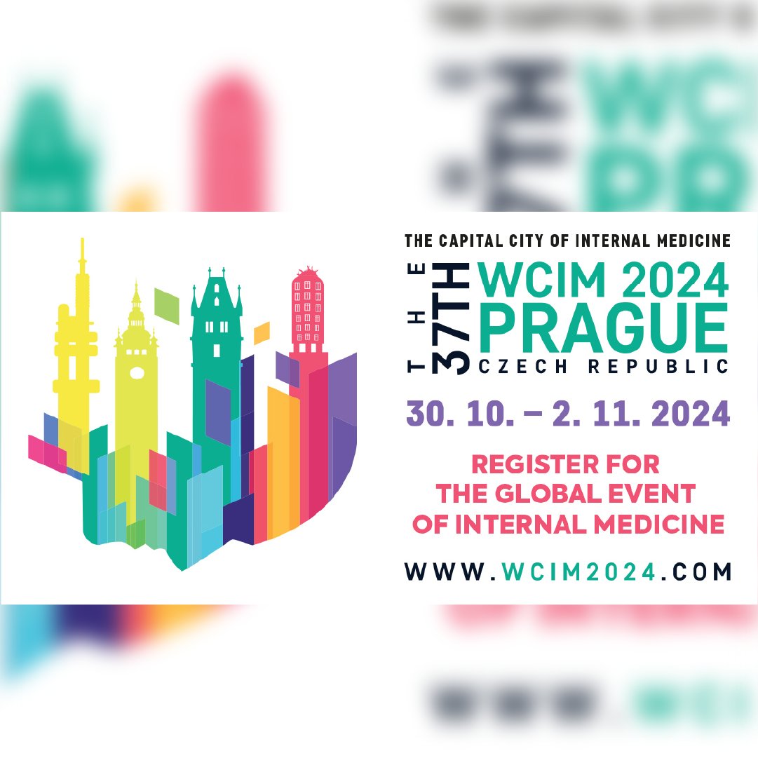 CMIMorg's tweet photo. La invitación a la 37ª edición del Congreso Mundial de Medicina Interna está abierta, oradores de talla mundial y temas interesantes, la ciudad dorada de Praga será la capital de la medicina interna en 2024.
Más información en https://t.co/ffho9fA9de
#cmim #cmim2024 #wcim https://t.co/pQhOZab0b4