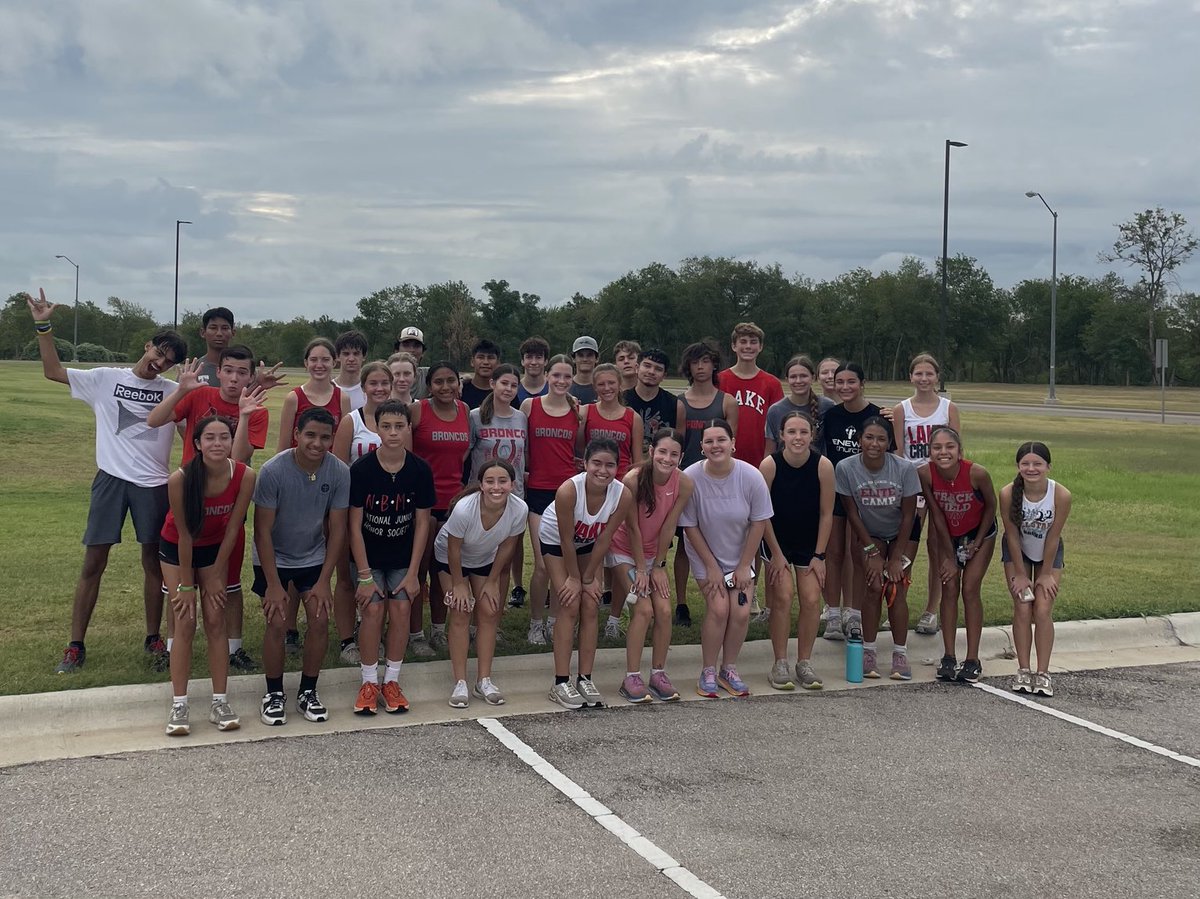 LBHS Bronco Cross Country (@bronco_cc) on Twitter photo Great turnout for our Labor Day run at Crossroads this morning! <a href="/LakeBeltonHS/">Lake Belton High School</a> <a href="/BeltonISD/">BeltonISD</a> <a href="/BeltonISDAth/">Belton ISD Athletics</a> Great turnout for our Labor Day run at Crossroads this morning! <a href="/LakeBeltonHS/">Lake Belton High School</a> <a href="/BeltonISD/">BeltonISD</a> <a href="/BeltonISDAth/">Belton ISD Athletics</a>